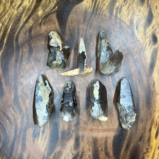 Smoky Quartz w/ Hyalite Opal (large)