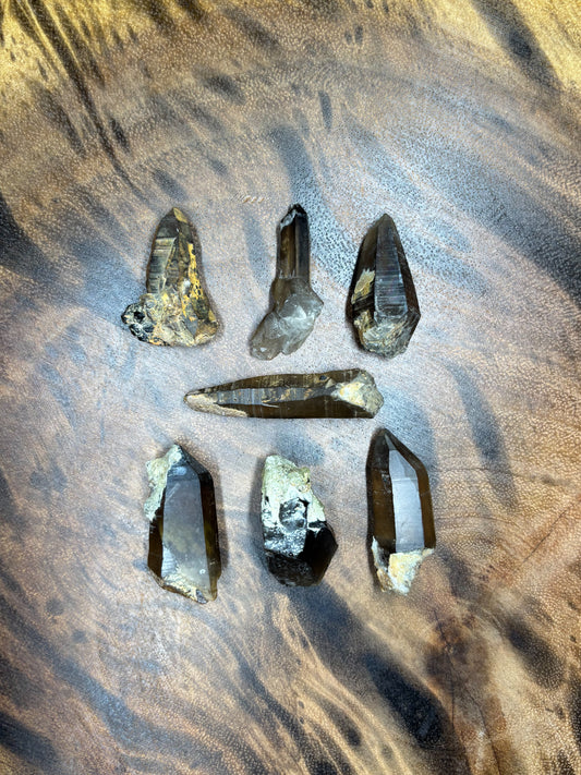 Smoky Quartz w/ Hyalite Opal (small)