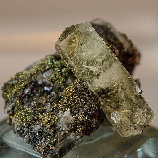 Calcite with Chalcopyrite